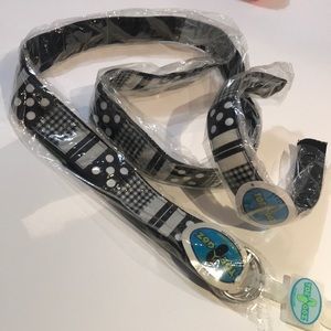 🦓 Black and White Belt and Headband Set! 🦓